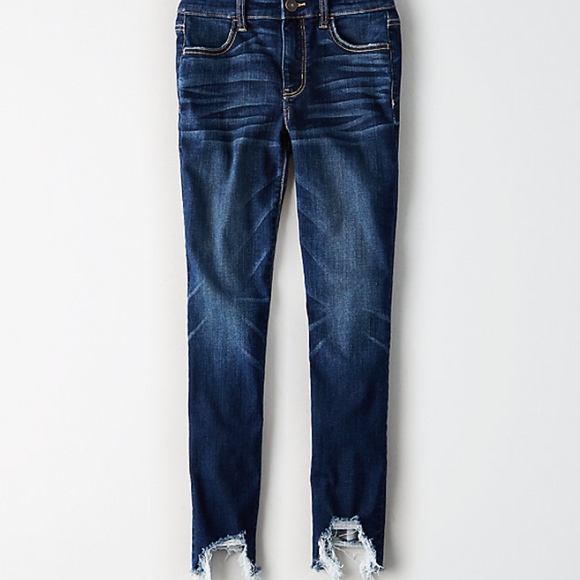 AE Ne(X)t Level High-Waisted Jegging Crop size 00 - Picture 1 of 1
